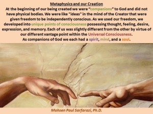 our creation-metaphysics